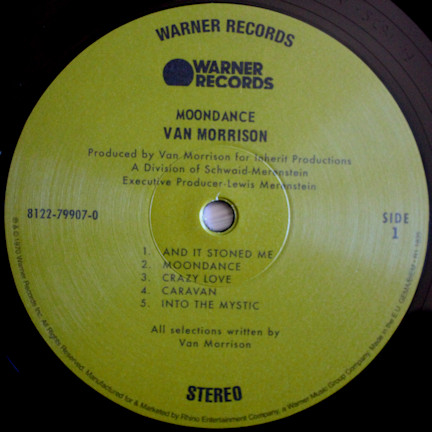 Van Morrison - Moondance | Warner Records (1835) - 2 Van Morrison - Moondance | Warner Records (1835) - 2