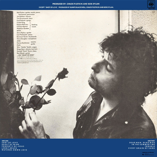 Bob Dylan - Shot Of Love | CBS (85178) - main