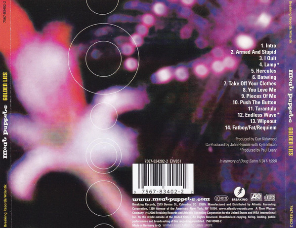 Meat Puppets - Golden Lies CD | Breaking Records (7567-83402-2) - 2 Meat Puppets - Golden Lies CD | Breaking Records (7567-83402-2) - 2