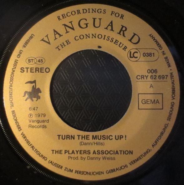The Players Association - Turn The Music Up! | Vanguard (006 CRY 62 697) - main