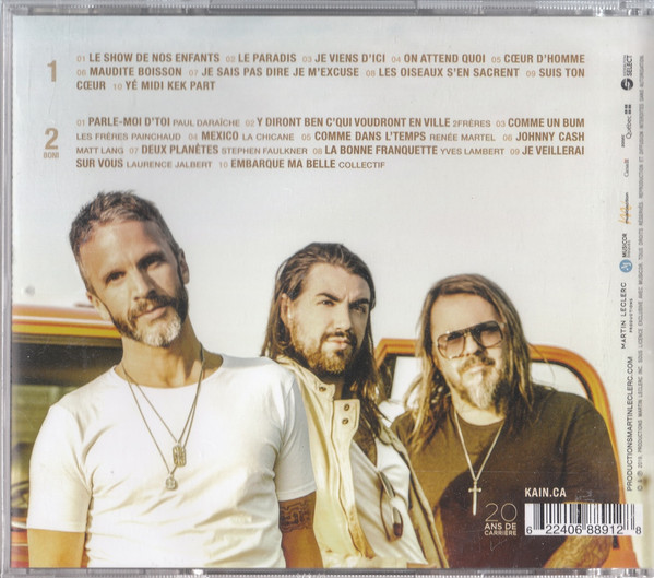 Kaïn - Je Viens D'Ici | Productions Martin Leclerc (MQMCD2-2533) - 3