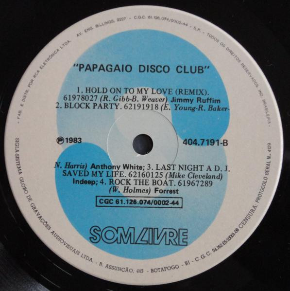 Various - Papagaio Disco Club | Som Livre (404.7191) - 3