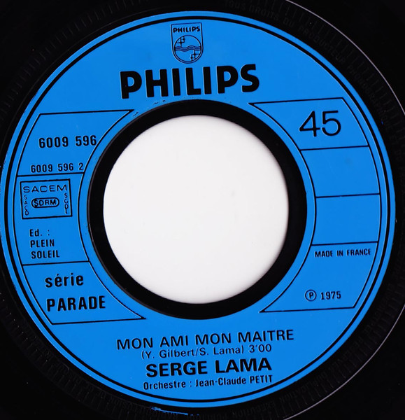 Serge Lama - L'Algérie | Philips (6009 596) - 4