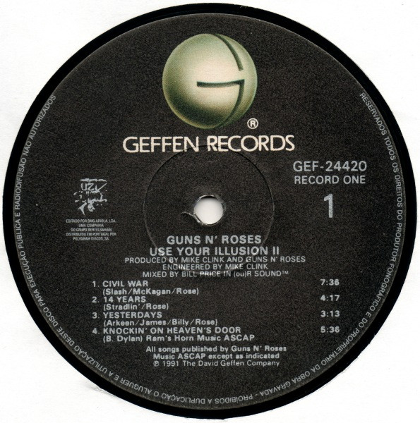 Guns N' Roses - Use Your Illusion II | Geffen Records (GEF-24420) - 3