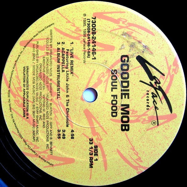 Goodie Mob - Soul Food | LaFace Records (73008-24146-1)