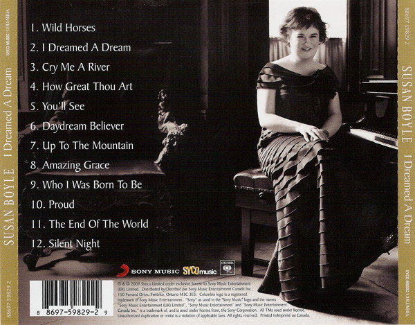 Susan Boyle - I Dreamed A Dream | Syco Music (88697 59829 2) - 2 Susan Boyle - I Dreamed A Dream | Syco Music (88697 59829 2) - 2