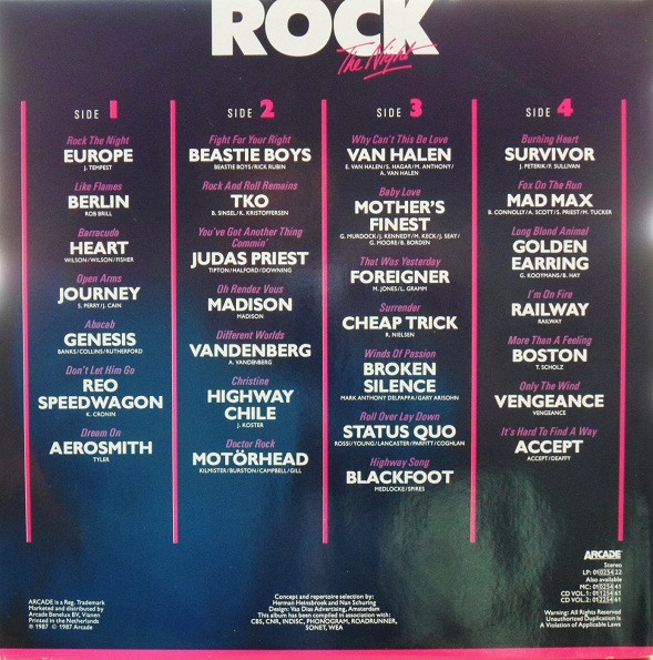 Various - Rock The Night | Arcade (01 0254 22) - 2 Various - Rock The Night | Arcade (01 0254 22) - 2
