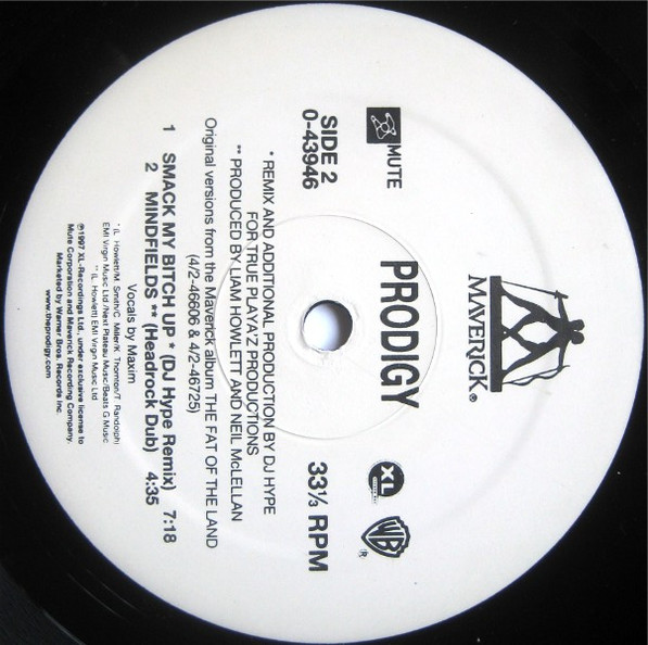 The Prodigy - Smack My Bitch Up | Maverick (0-43946) - 4