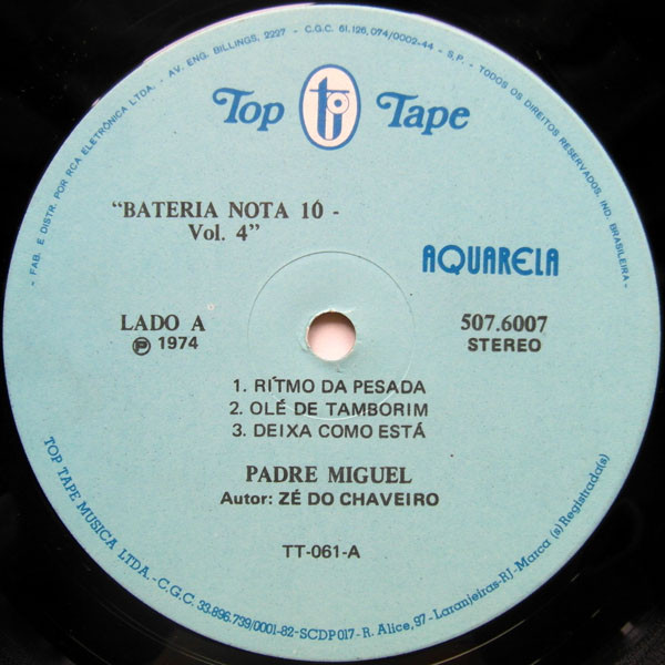 G.R.E.S. Mocidade Independente De Padre Miguel - Bateria Nota 10 - Vol. 4 | Top Tape (TT-061) - 3