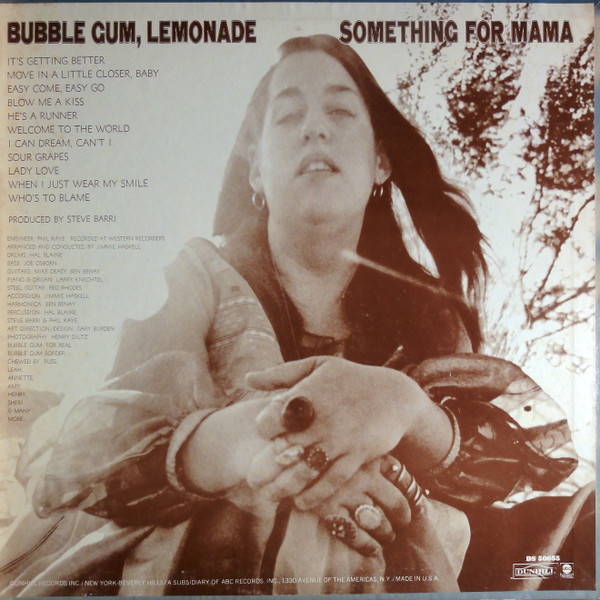 Cass Elliot - Bubble Gum, Lemonade &... Something For Mama | Dunhill (DS-50055) - 2 Cass Elliot - Bubble Gum, Lemonade &... Something For Mama | Dunhill (DS-50055) - 2