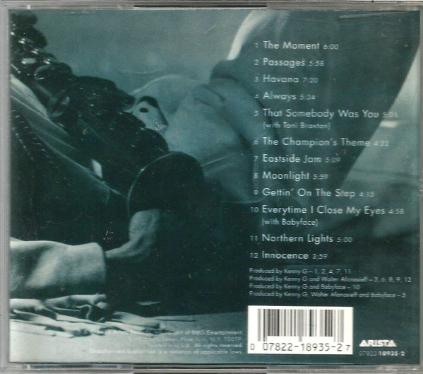 Kenny G - The Moment | Arista (07822 18935 2) - 2