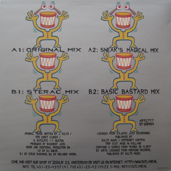 Basement Jaxx - Samba Magic | Outland Records (TRIP 037) - 2 Basement Jaxx - Samba Magic | Outland Records (TRIP 037) - 2