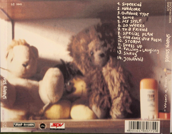 Sharon Stoned - License To Confuse | Snoop Records (SR#C20) - 3