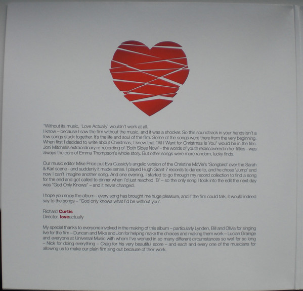 Various - Love Actually (The Original Soundtrack) | Universal Music Recordings (5838352) - 4 Various - Love Actually (The Original Soundtrack) | Universal Music Recordings (5838352) - 4