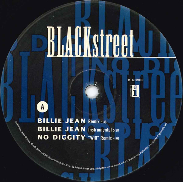 BLACKstreet Featuring Dr. Dre - No Diggity | Interscope Records (INT12-95003) - 2 BLACKstreet Featuring Dr. Dre - No Diggity | Interscope Records (INT12-95003) - 2