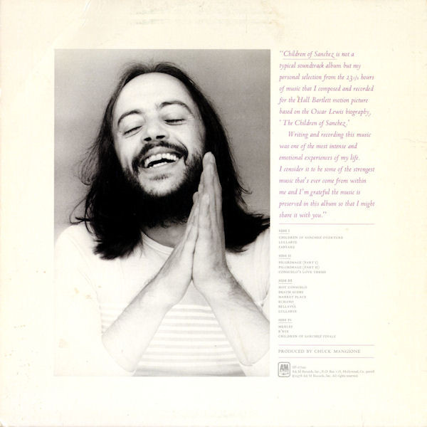 Chuck Mangione - Children Of Sanchez | A&M Records (SP-6700) - 2 Chuck Mangione - Children Of Sanchez | A&M Records (SP-6700) - 2