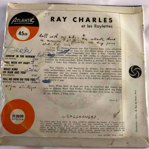 Ray Charles Et Raelets - Jumpin' In The Mornin' | Atlantic (212030) - 2 Ray Charles Et Raelets - Jumpin' In The Mornin' | Atlantic (212030) - 2