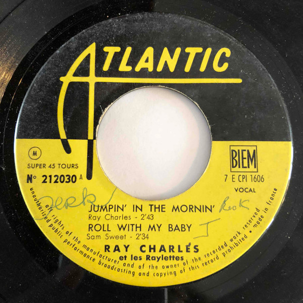 Ray Charles Et Raelets - Jumpin' In The Mornin' | Atlantic (212030) - 3 Ray Charles Et Raelets - Jumpin' In The Mornin' | Atlantic (212030) - 3