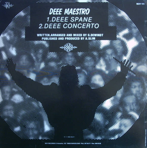 Deee Maestro - Deee Spane / Deee Concerto | Boy Records (BOY-111)