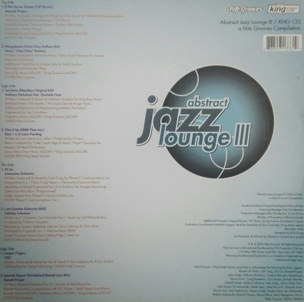 Various - Abstract Jazz Lounge III | Nite Grooves (KNG-133) - 2 Various - Abstract Jazz Lounge III | Nite Grooves (KNG-133) - 2