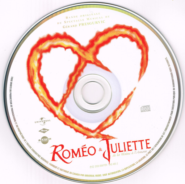 Gérard Presgurvic - Roméo & Juliette De La Haine À L'Amour | Mercury (542 495-2) - 3 Gérard Presgurvic - Roméo & Juliette De La Haine À L'Amour | Mercury (542 495-2) - 3