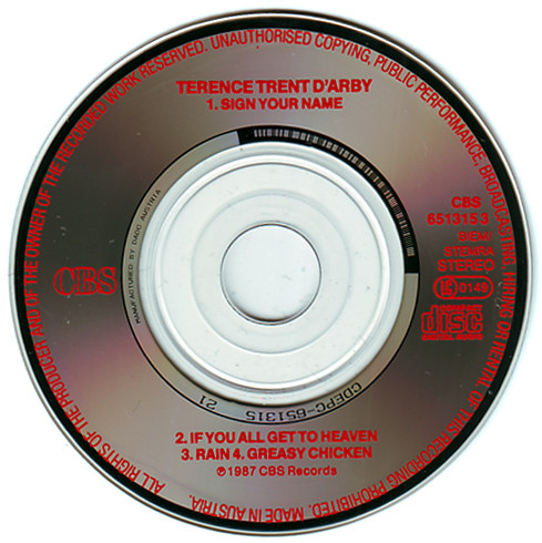 Terence Trent D'Arby - Sign Your Name (Lee 'Scratch' Perry Remixes) | CBS (651315 3) - 4