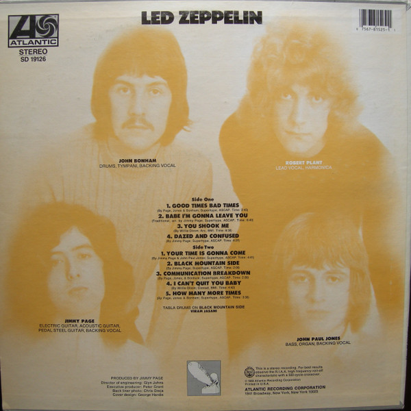 Led Zeppelin - Led Zeppelin | Atlantic (SD 19126) - 2 Led Zeppelin - Led Zeppelin | Atlantic (SD 19126) - 2