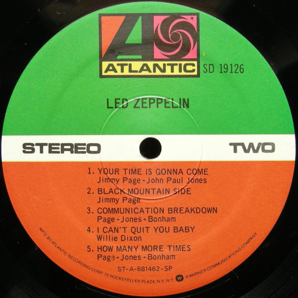 Led Zeppelin - Led Zeppelin | Atlantic (SD 19126) - 4 Led Zeppelin - Led Zeppelin | Atlantic (SD 19126) - 4