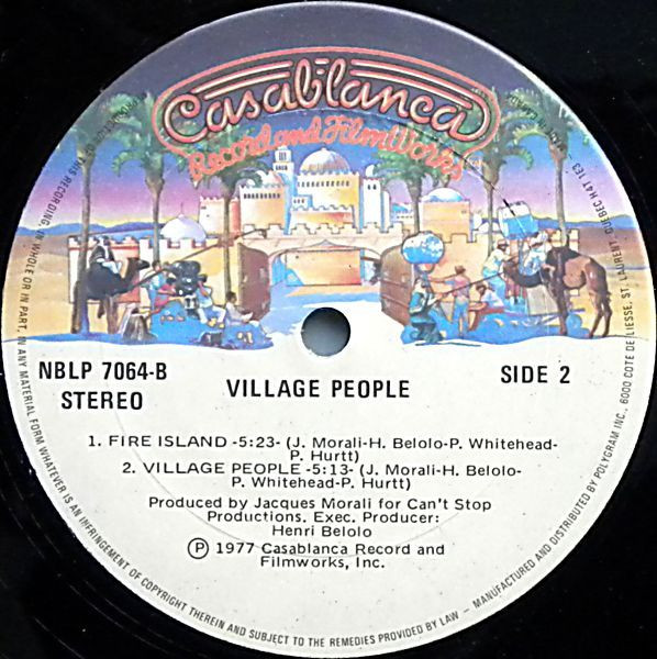 Village People - Village People | Casablanca (NBLP 7064) - 4