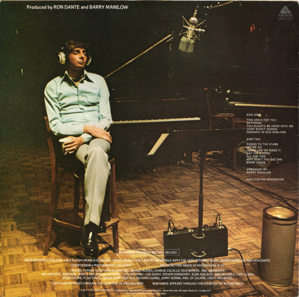 Barry Manilow - This One's For You | Arista (ARTY 137) - 2