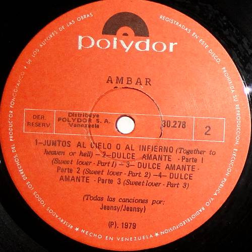 A'mbar - Love Maniac | Polydor (30.278) - 3