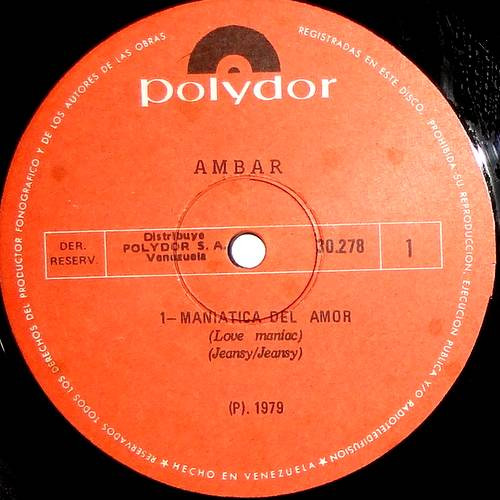 A'mbar - Love Maniac | Polydor (30.278) - 2