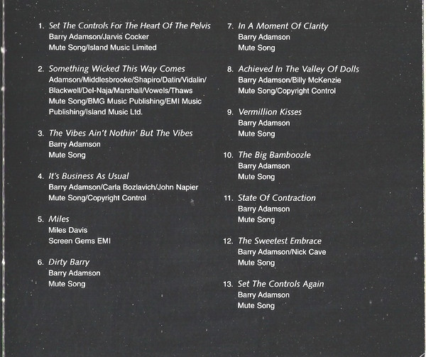 Barry Adamson - Oedipus Schmoedipus | Mute (CD STUMM 134) - 4