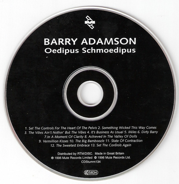 Barry Adamson - Oedipus Schmoedipus | Mute (CD STUMM 134) - 3