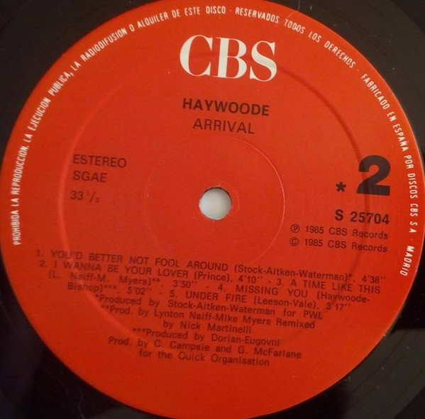 Haywoode - Arrival | CBS (S 25704 (SP)) - 4