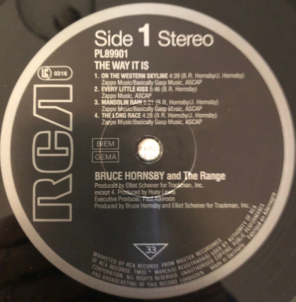 Bruce Hornsby And The Range - The Way It Is | RCA (PL89901) - 3