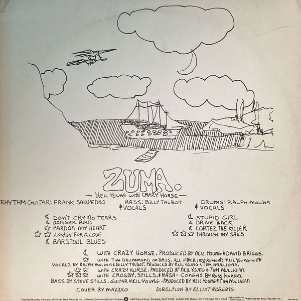 Neil Young With Crazy Horse - Zuma | Reprise Records (LP-S-68-4) - 2