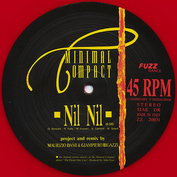 Minimal Compact - Nil Nil (Remix) | Fuzz Dance (ZZ 20031)