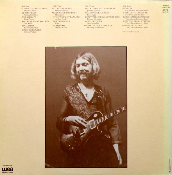 Duane Allman - An Anthology Vol. II | Capricorn Records (87502) - 2 Duane Allman - An Anthology Vol. II | Capricorn Records (87502) - 2