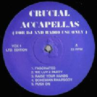 Various - Crucial Accapellas | Not On Label (VOX 1) - main