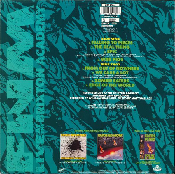 Faith No More - Live At The Brixton Academy | Slash (828 238-1) - 2