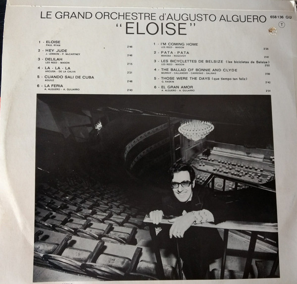 Augusto Algueró Y Su Orquesta - Eloise | Polydor (658 136) - 2 Augusto Algueró Y Su Orquesta - Eloise | Polydor (658 136) - 2