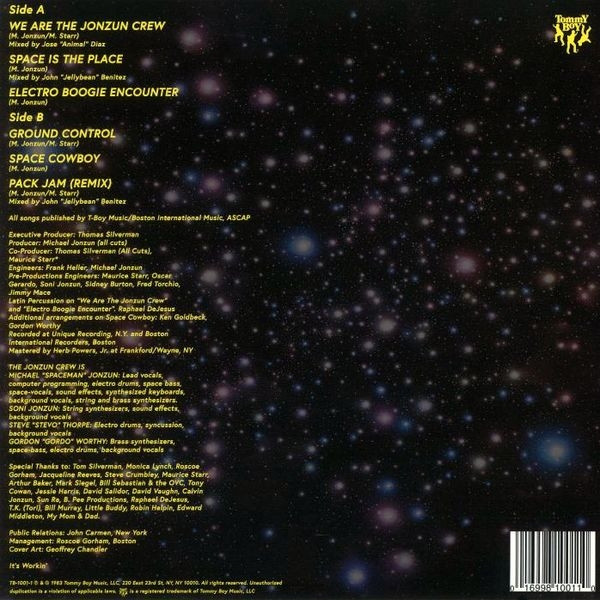 The Jonzun Crew - Lost In Space | Tommy Boy (TBLP 1001) - 2