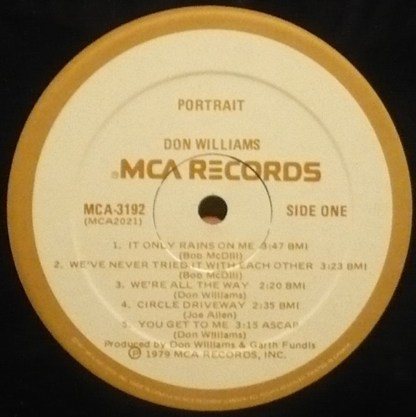 Don Williams - Portrait | MCA Records (MCA-3192) - 2
