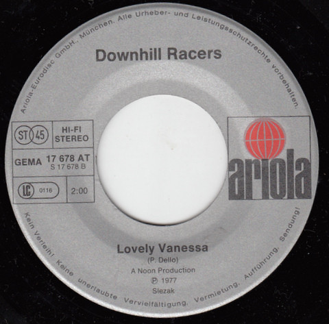 Downhill Racers - Lovin' Pots / Lovely Vanessa | Ariola (17678 AT) - 3