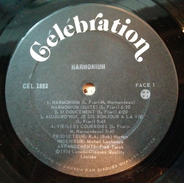 Harmonium - Harmonium | Celebration (CEL 1893) - 2 Harmonium - Harmonium | Celebration (CEL 1893) - 2