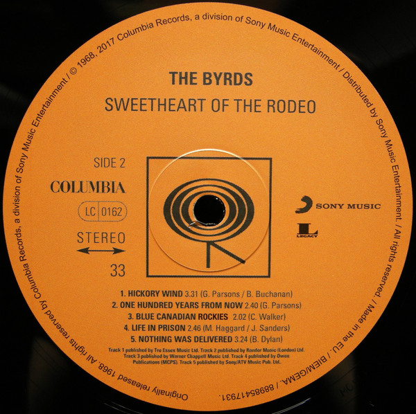 The Byrds - Sweetheart Of The Rodeo | Legacy (88985417931) - 4 The Byrds - Sweetheart Of The Rodeo | Legacy (88985417931) - 4