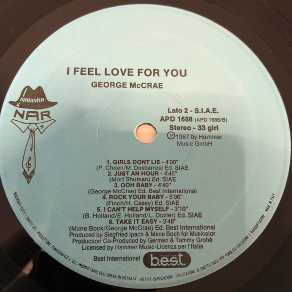 George McCrae - I Feel Love For You | NAR (APD 1688) - 4 George McCrae - I Feel Love For You | NAR (APD 1688) - 4