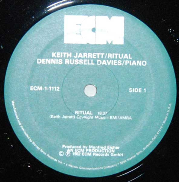 Keith Jarrett - Dennis Russell Davies - Ritual | ECM Records (ECM-1-1112) - 3