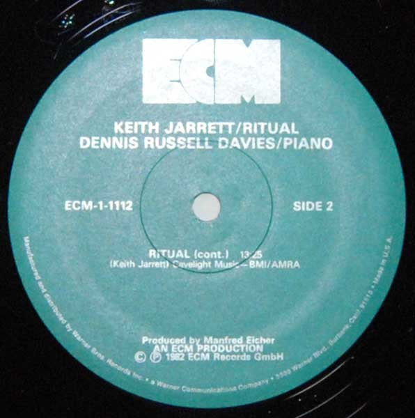Keith Jarrett - Dennis Russell Davies - Ritual | ECM Records (ECM-1-1112) - 4
